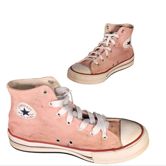 Converse Chuck Taylor All Star Pink White Skateboard Sneakers - Picture 1 of 7